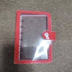 MERING メリング　シールバインダー　シール帳　A7 ドット　赤