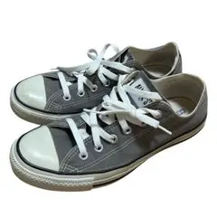 CONVERSE ALL STAR グレー　ローカット スニーカー25.5cm