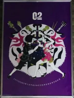 希少】結束バンド×中村佑介 アジカン風コラボB2ポスター(新品未開封