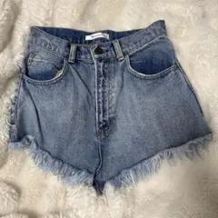 moussyデニムショートパンツ