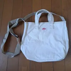DANTON ショルダーバッグ オフホワイト キャンバス