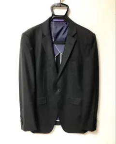 極美品　スーツ　ブラック　無地　Y4 ２つボタン　オリヒカ　ソリッド　無地　上下