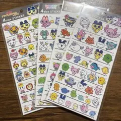 たまごっち　4sizeステッカー　たまごっち　4枚セット　シール