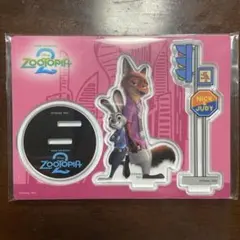 Happyくじ　ズートピア2 アクリルスタンドプロップス　ニック　ジュディ