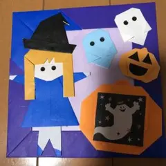 折り紙 ハロウィン 壁面飾り
