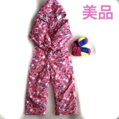 CCLTEAM つなぎスキーウェア 女の子 雪遊び スキー 防寒　110のサムネイル