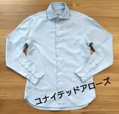 UNITED ARROWS スリムフィット 長袖ワイシャツ ライトブルー Мのサムネイル