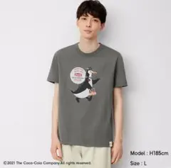 ★2点2500円★　GU　Coca-Cola　Tシャツ　ペンギン柄