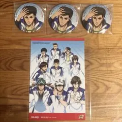 新テニスの王子様 FEEL MEE 青学 シャイニー缶バッジ 桃城武 5点セット