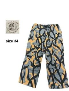 トライバルカモ パンツ グレー 90s ASAT TRIBAL CAMO PANTS GRAY