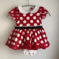 ミニーちゃんワンピース　ドレス　80〜90㎝