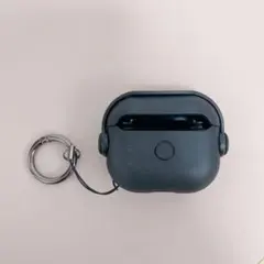 AirPods 3 ケース ブラック イヤフォン ストラップ シリコン