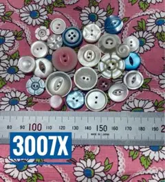 3007X ビンテージコットン&ボタン