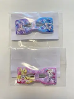 映画　キミとアイドルプリキュア　リボンクリップ　2つセット
