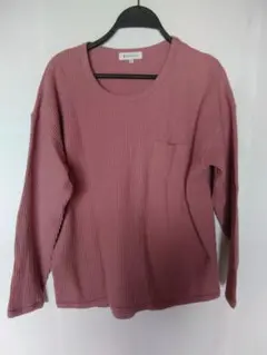 THE SHOP TK　長袖　Tシャツ　ピンク　L