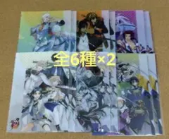 刀剣乱舞　A5クリアファイル 全6種×2　計12枚 まとめ売り　セブンイレブン