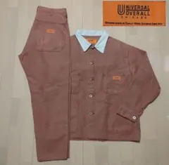 ユニバーサルオーバーオール カバーオール セットアップ バイオストーン 染め