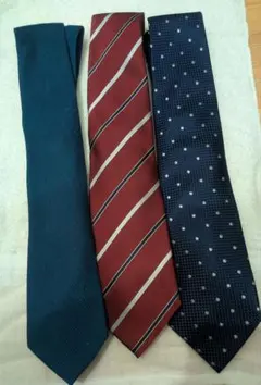 定番柄 ネクタイ3本セット