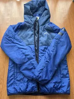 adidas neo フード付きジャケット 青