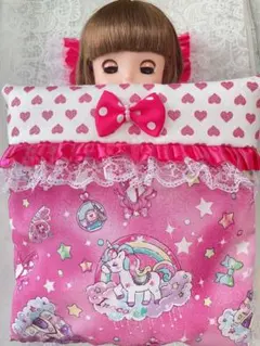 メルちゃん ソランちゃん ネネちゃん 布団 セット ユニコーン ピンク ①