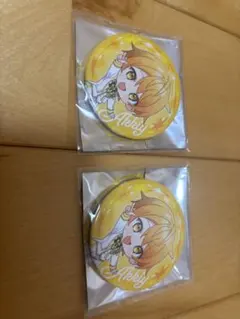 あっきぃ AMPTAK×COLORS 3周年 缶バッジ