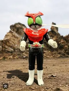 仮面ライダーストロンガー ポピー製 13cmソフビ 当時物 - メルカリ
