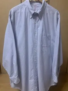 ブルックスブラザーズ ストライプシャツ 古着 オーバーサイズ