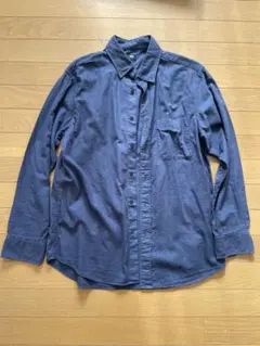 UNIQLO ユニクロ ネイビー Mサイズ ネルシャツ