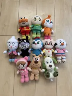アンパンマン&わんわん ぬいぐるみ11体SET