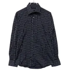 00's \"KANSAI YAMAMOTO\" デザイン ストライプドレスシャツ 00's KANSAI YAMAMOTO デザイン ストライプドレスシャツ