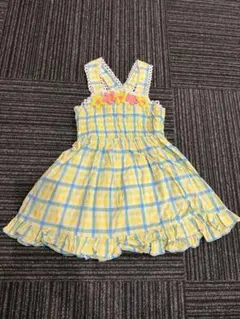 ハンドメイド♡犬服 黄苺の3段フリルキャミワンピース - メルカリ