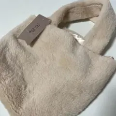 karinpia（カリンピア） ファーバッグ ベージュ
