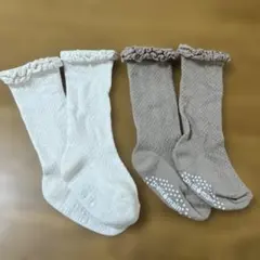 petit main ベビー靴下 2色セット　10-13cm