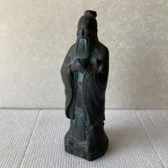 中国　玉石彫刻　桃仙人像　寿老人像　人物像　置物　黒石台付　N　A245 中国 玉石彫刻 桃仙人像 寿老人像 人物像 置物 黒石台付 N A245 - メルカリ
