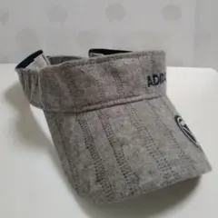 ADIDAS グレー ゴルフバイザー