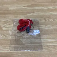 社員証ケース　ネームホルダー　横型　ネックストラップ　非売品　赤　食育推進協会