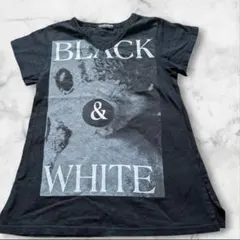 ChubbyGang ブラック＆ホワイト Tシャツ 　IN224のサムネイル