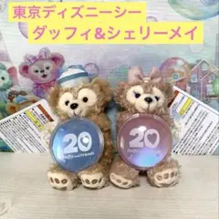 東京ディズニーシー　ダッフィ&シェリーメイ　20周年チャームセット　新品未使用