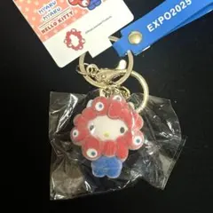 サンリオミャクミャク なりきり立体マスコット フロッキー　キーホルダー キティ