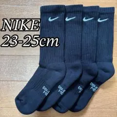 ナイキ エブリデイ キッズ クッションド クルーソックス ブラック　NIKE靴下