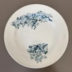 フランス アンティーク 二羽の鳥 デザートプレート①のサムネイル