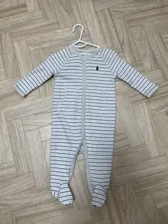 Ralph Lauren ストライプロンパース 6M