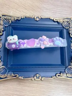 袋止めクリップ 紫 ホイップデコ