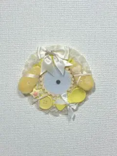 痛ロゼット ♡ 黄色 × 白 ♡