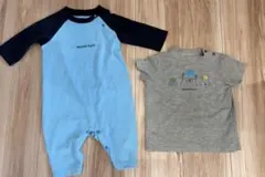 montbell モンベル　ロンパース Tシャツ　セット