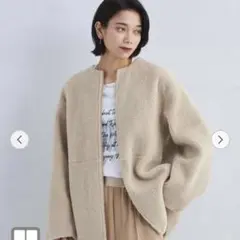 ボアジャケット ナチュラル FREE