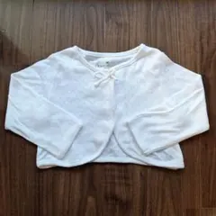 kate spade 透かし編みカーディガンホワイト　ファミリアボンポワンベベ