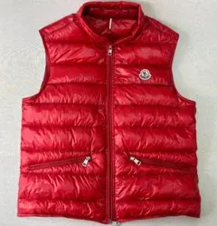 美品　MONCLER　モンクレール　ダウンベスト　GUI　サイズ2　レッド