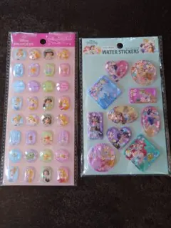 ディズニープリンセス☆ストーンシールとウォーターシールセット♡