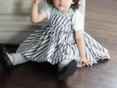 【MARLMARL】ストライプ　エプロン